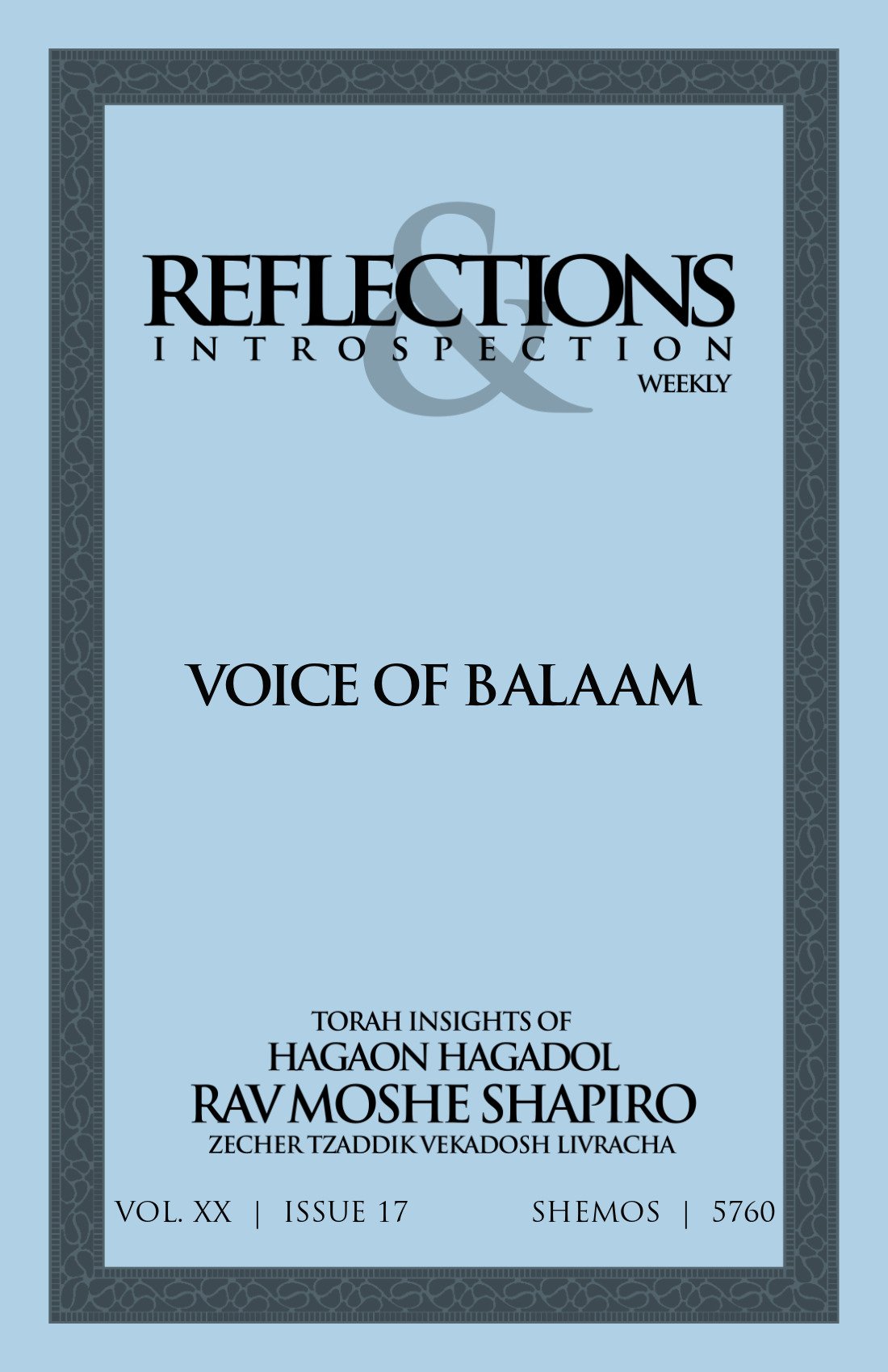 Cover of Voice of Balaam