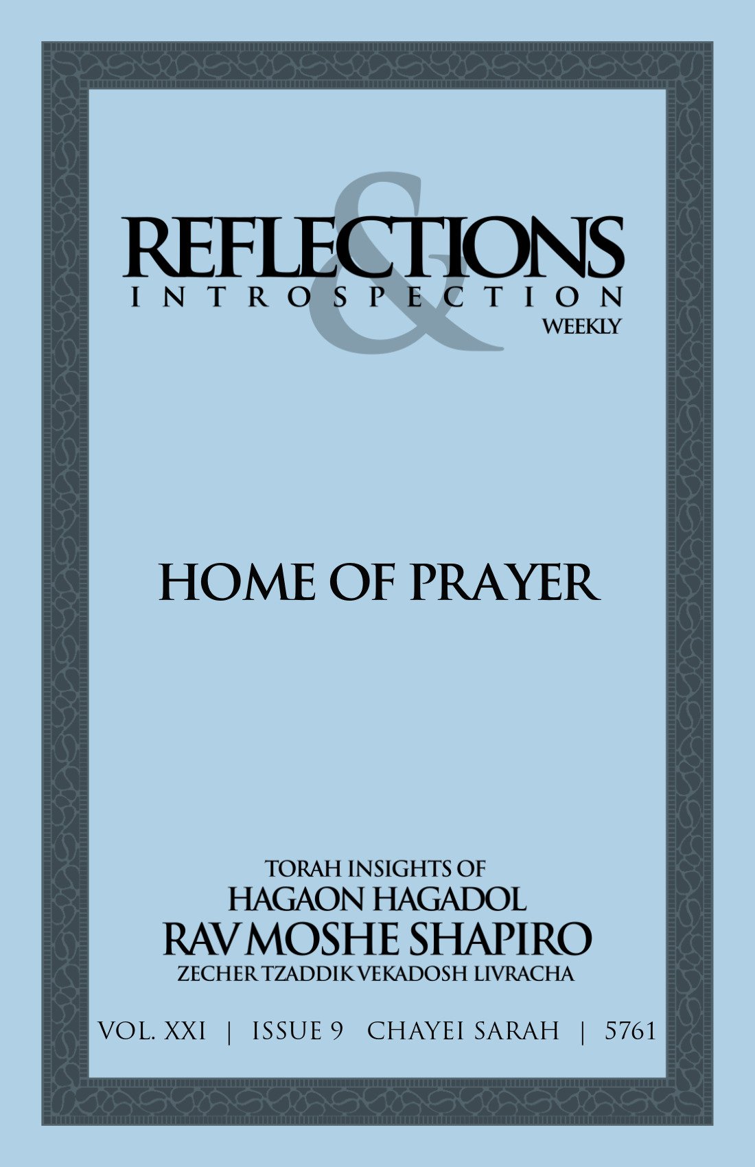Cover of Home of Prayer