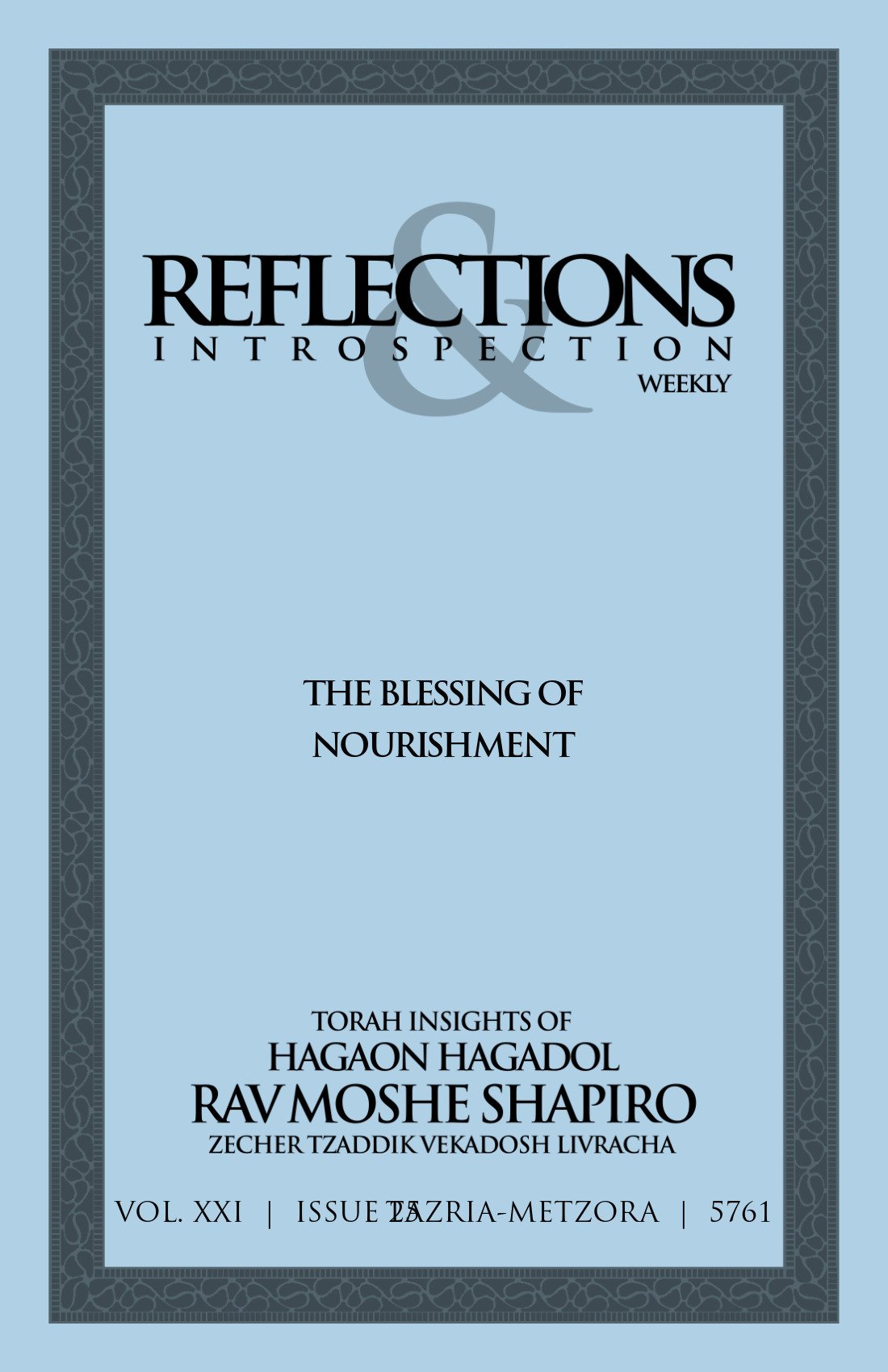 Cover of The Blessing of Nourishment
