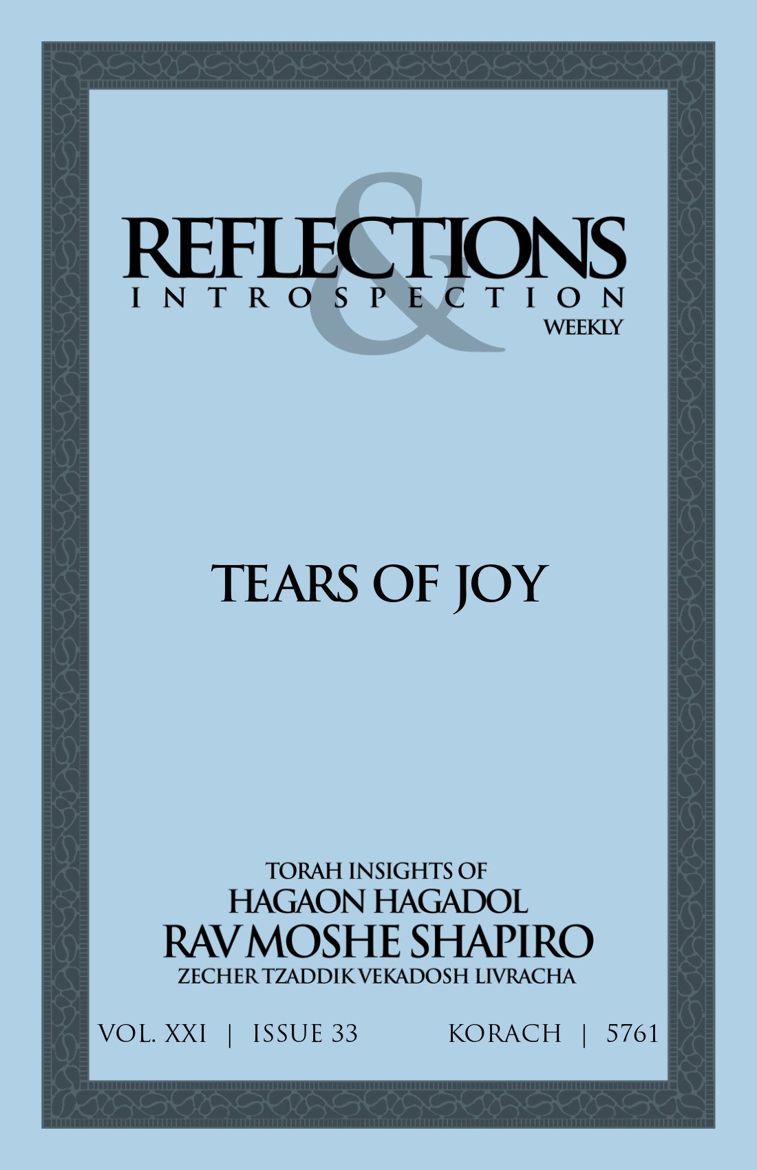 Cover of Tears of Joy