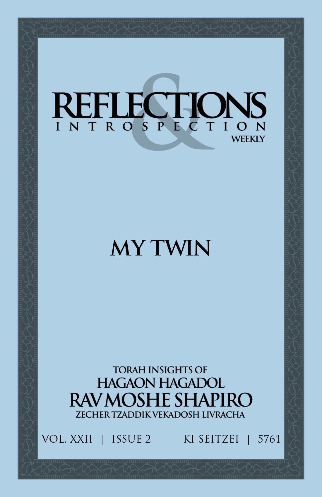 Cover of My Twin