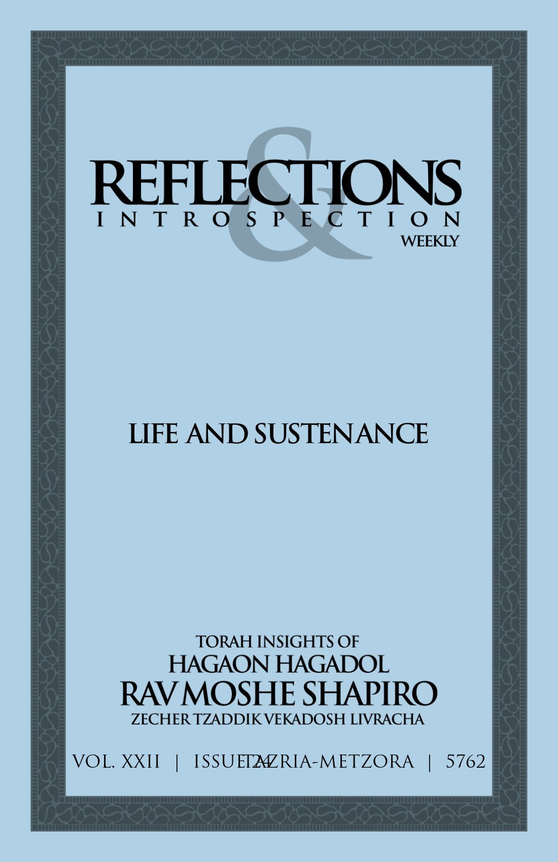 Cover of Life and Sustenance