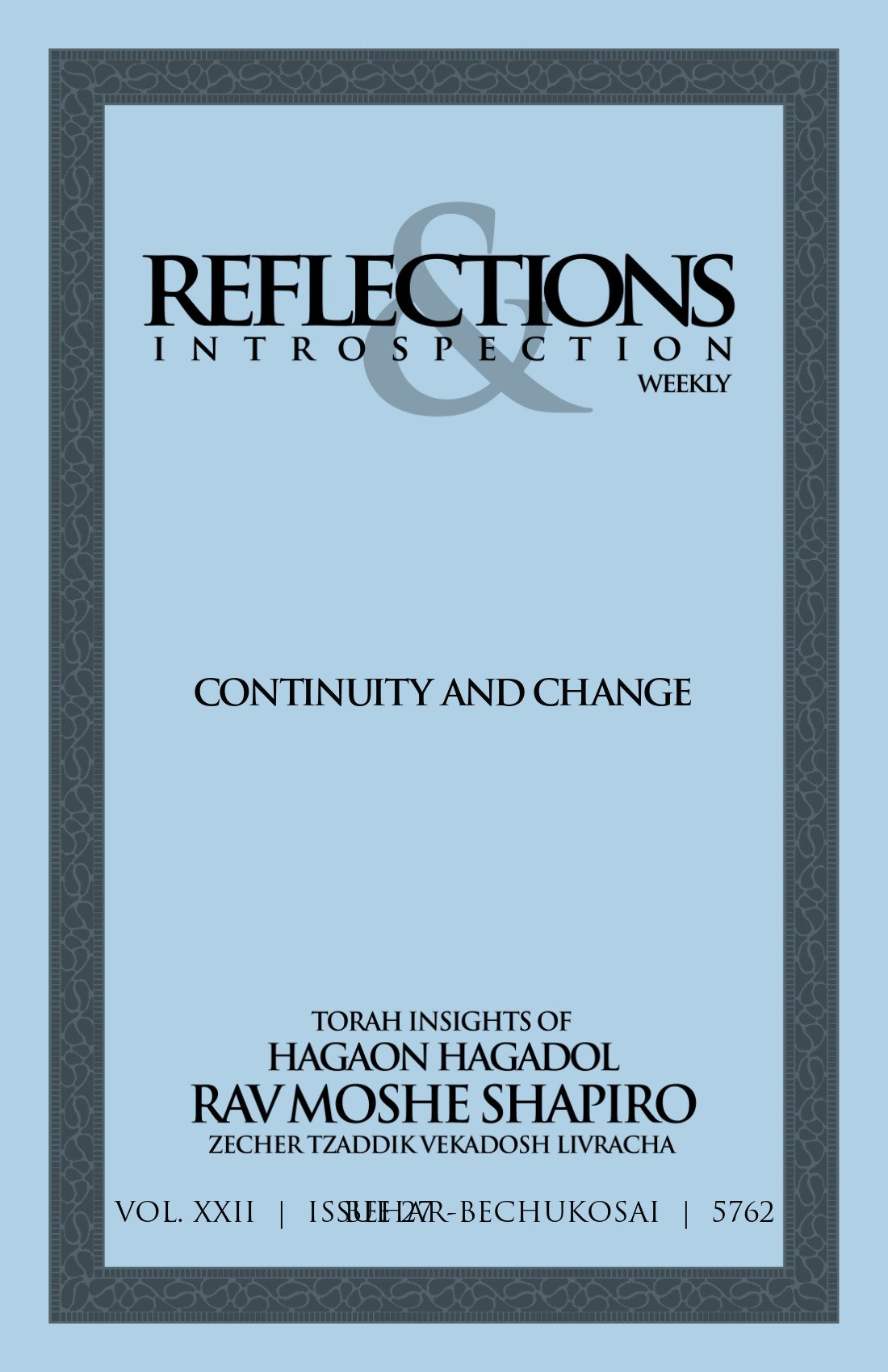 Cover of Continuity and Change