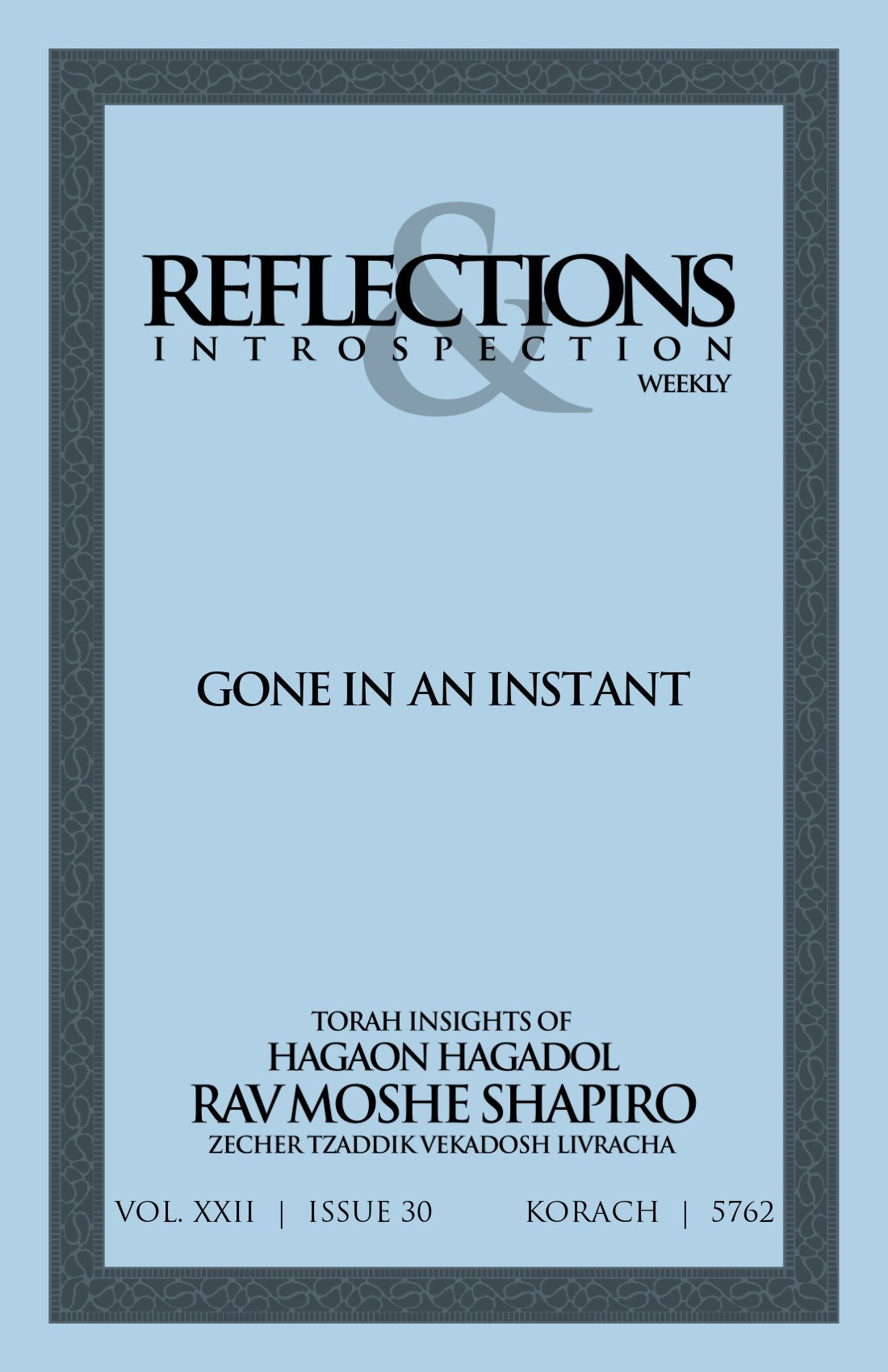 Cover of Gone in an Instant