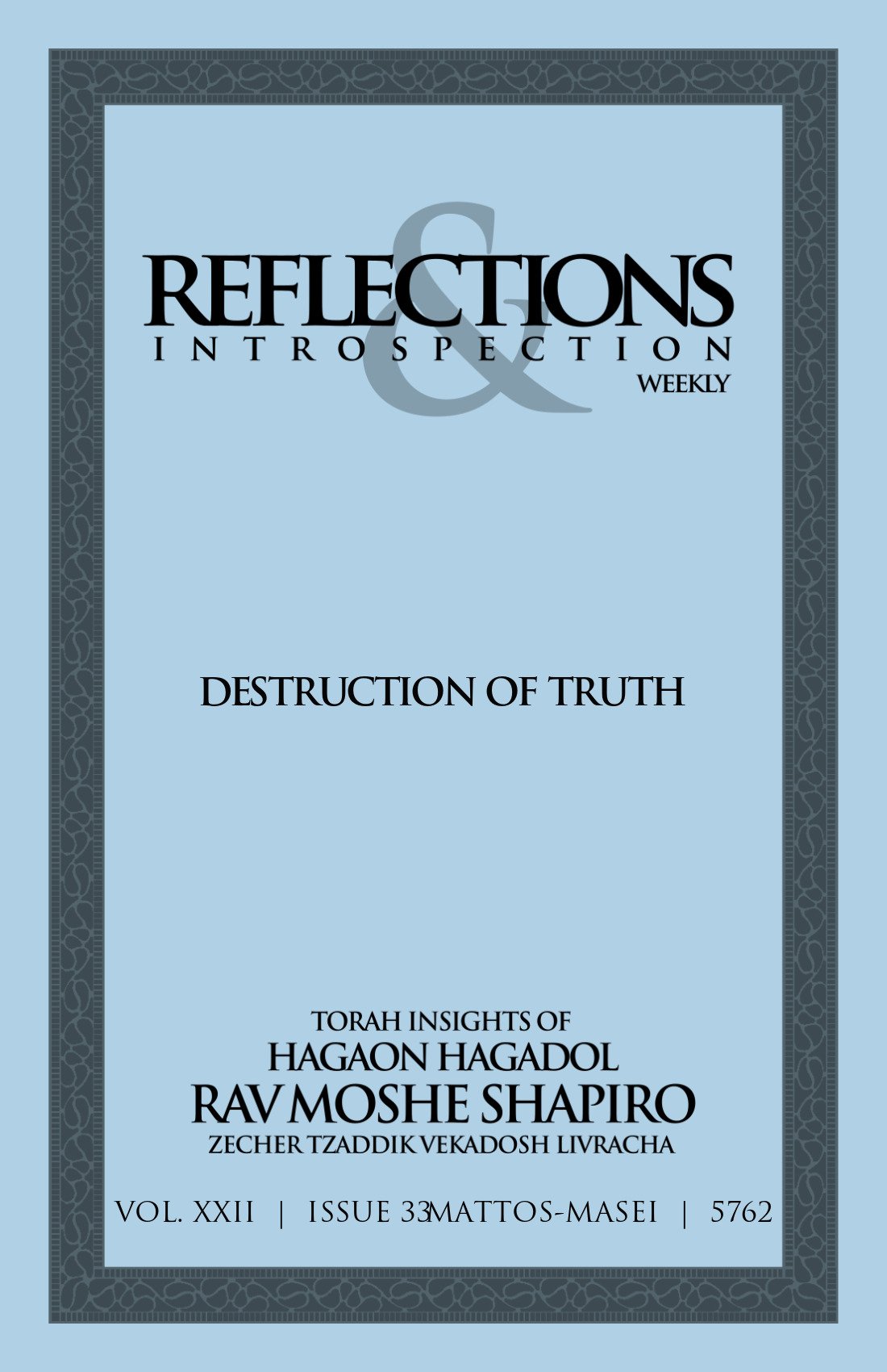 Cover of Destruction of Truth