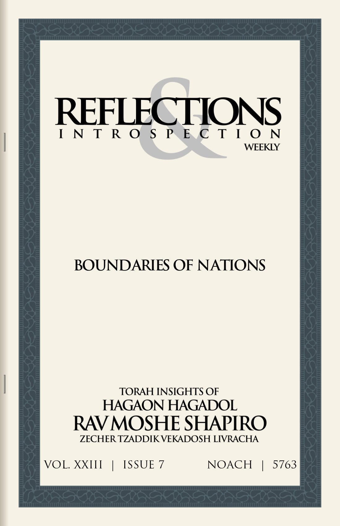 Cover of Boundaries of Nations