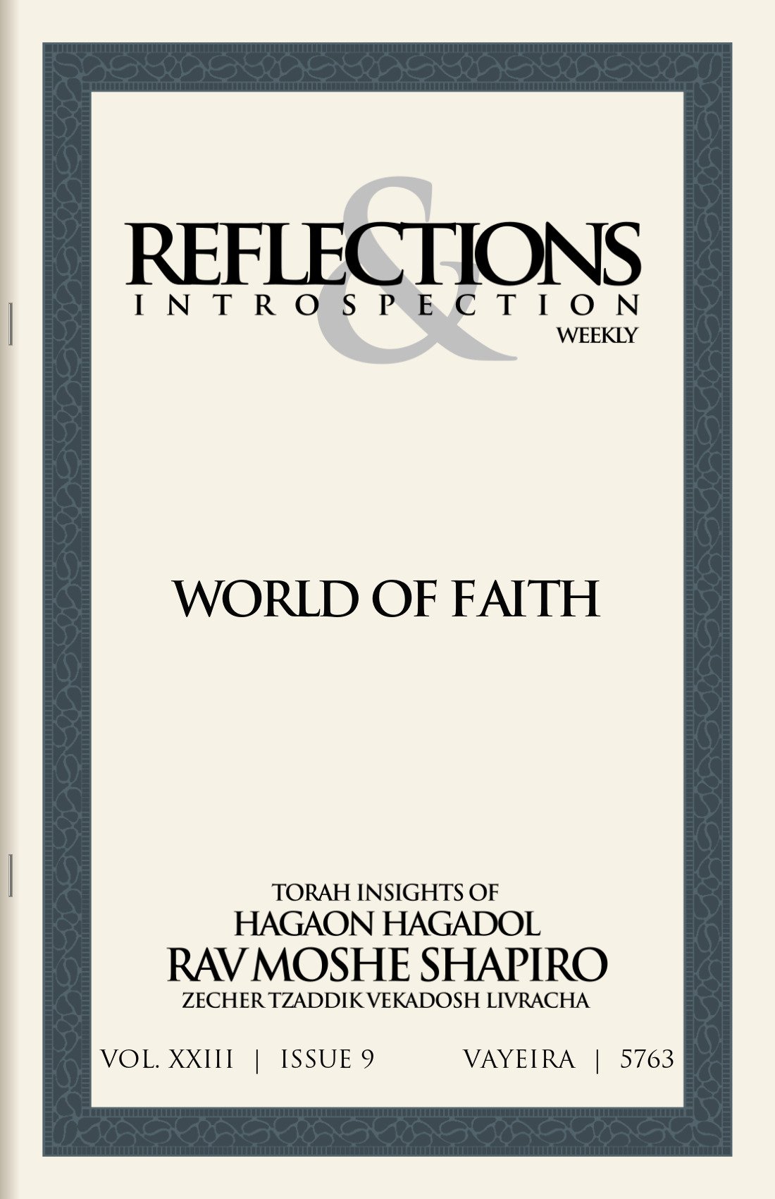 Cover of World of Faith